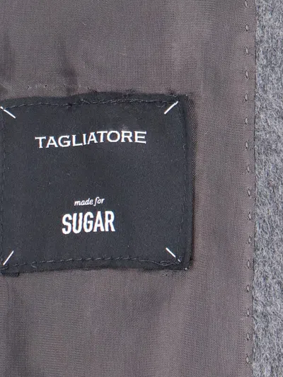 Tagliatore Jasmine Peak-lapels Double-breasted Blazer In Gray