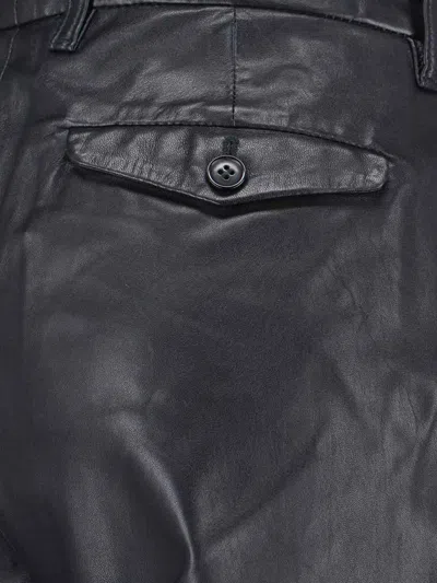 Novelle Tailored Black Trousers With Structured Waistband In Black