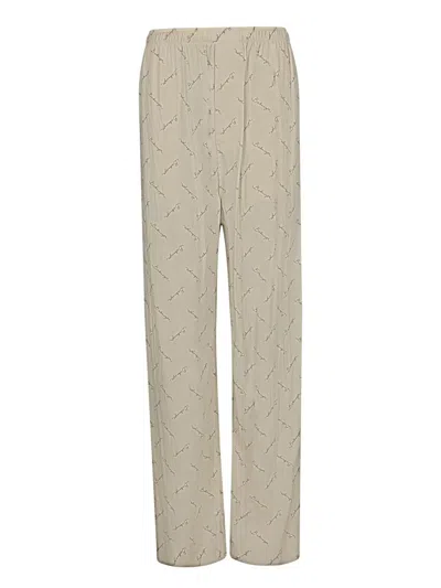 Balenciaga Trousers In Neutral