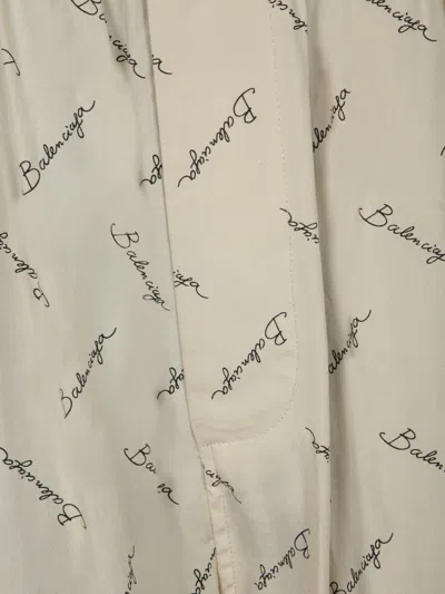 Balenciaga Trousers In Neutral