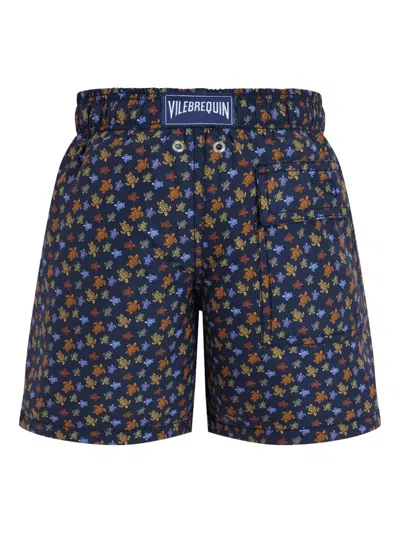 Vilebrequin Elasticated-waistband Swim Shorts In Blue