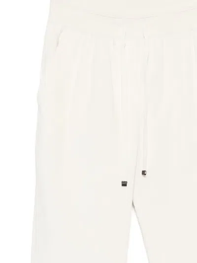 Lorena Antoniazzi Drawstring Trousers In White