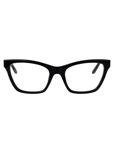 Balenciaga Black-black-transparent Recycled Acetate Glasses In Black