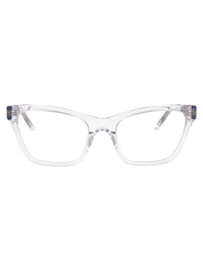 Balenciaga Crystal-crystal-transparent Recycled Acetate Glasses In Transparent