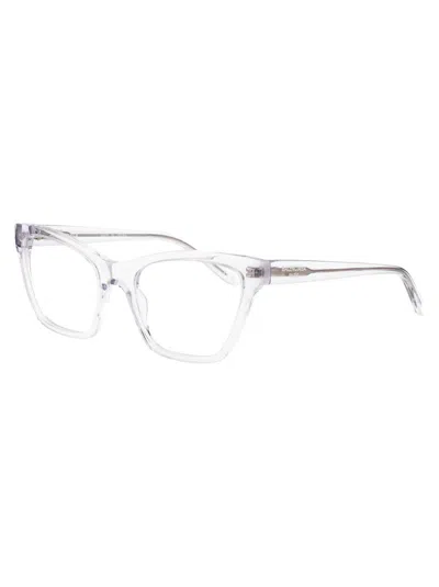 Balenciaga Crystal-crystal-transparent Recycled Acetate Glasses In Transparent
