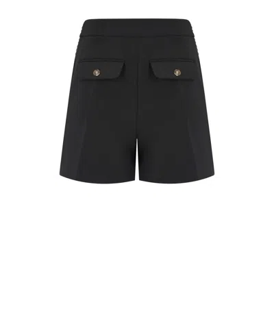 Elisabetta Franchi Black Shorts In Black