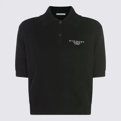 Givenchy Wool And Cashmere Polo Sweater In Black