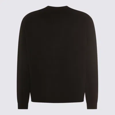 Maison Kitsuné Black Fox Head Cardigan With Buttons Closure In Black