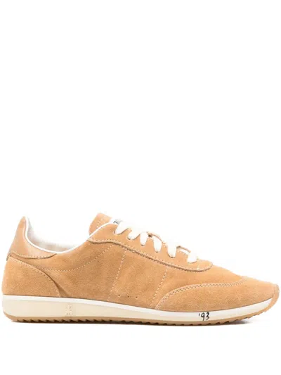 Patrizia Pepe Suede Running '93 Sneakers In Neutral