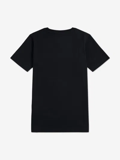 New Balance Boys Jersey Stacked Logo T-shirt In Black