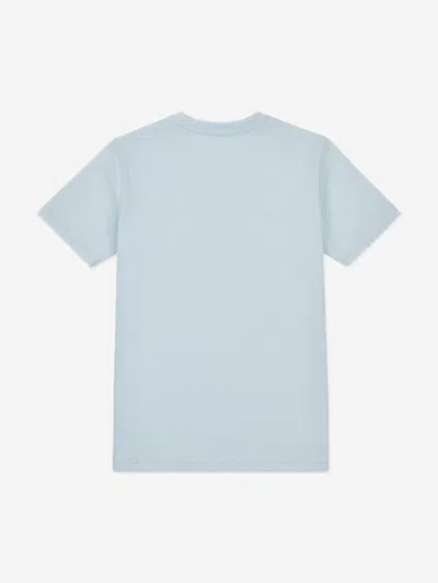 New Balance Boys Jersey Stacked Logo T-shirt In Blue