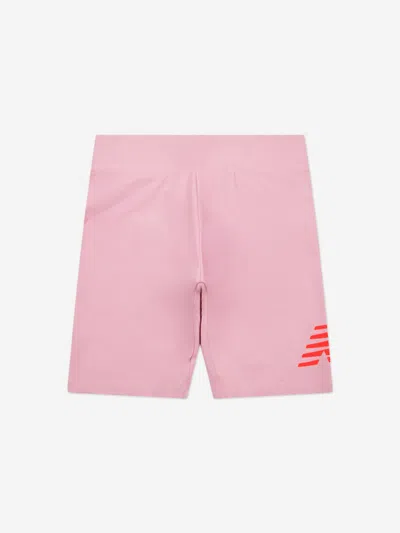 New Balance Girls Logo T-shirt And Cycling Shorts Set In Multi