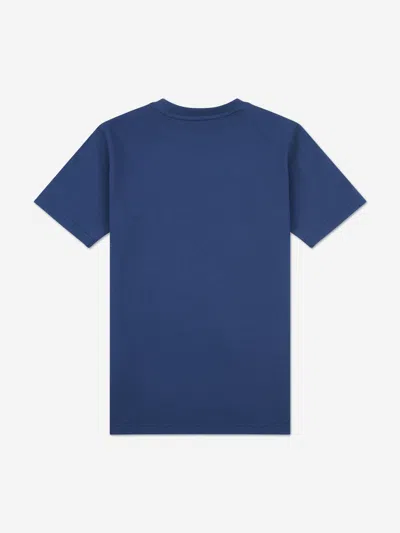 New Balance Boys Jersey Stacked Logo T-shirt In Blue