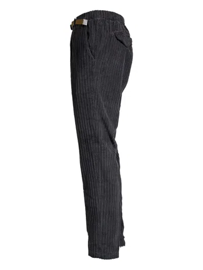 White Sand Rock Corduroy Trousers In Gray