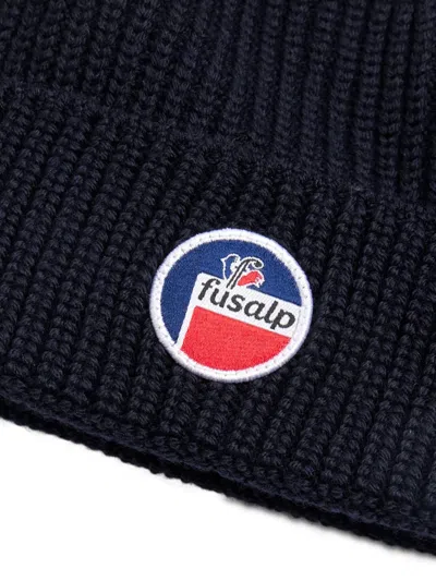 Fusalp Corneless Wool Hat In Dark Blue
