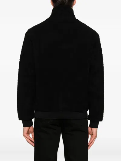 Antony Morato Logo-appliqué Zip-up Cardigan In Black