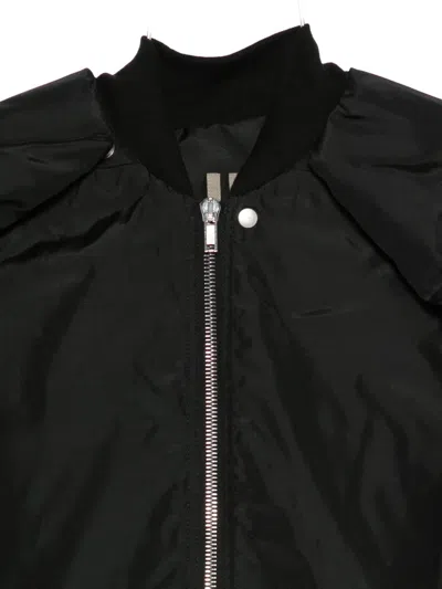 Rick Owens Drkshdw Cropped Bomber Jacket In Black