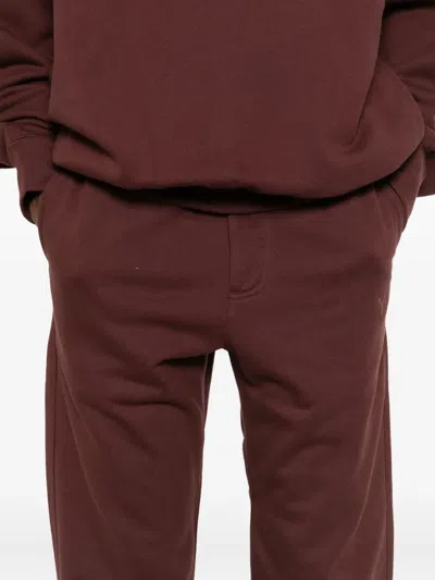 Y-3 Drawstring-waist Pants In Brown