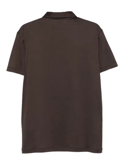 Giorgio Armani Buttoned Polo Shirt In Multi