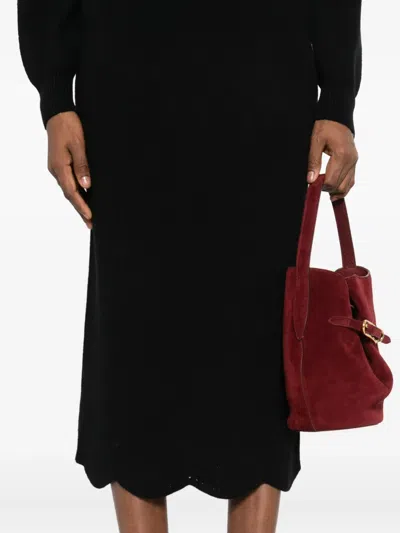 Twinset Classic Black Skirt With Flattering Silhouette In Black