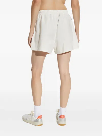 Essentials Logo-plaque Drawstring Shorts In Animal Print