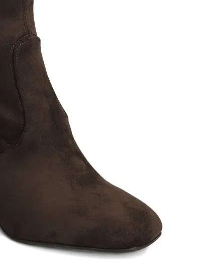 Carmens Emma Stretch High Heels Ankle Boots In Multi