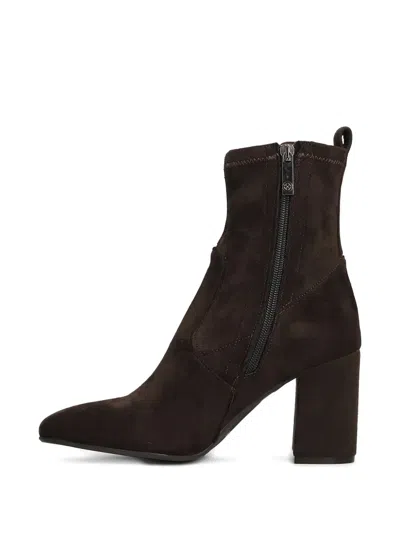 Carmens Emma Stretch High Heels Ankle Boots In Multi