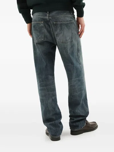 1989 Studio Whiskering-effect Jeans In Blue