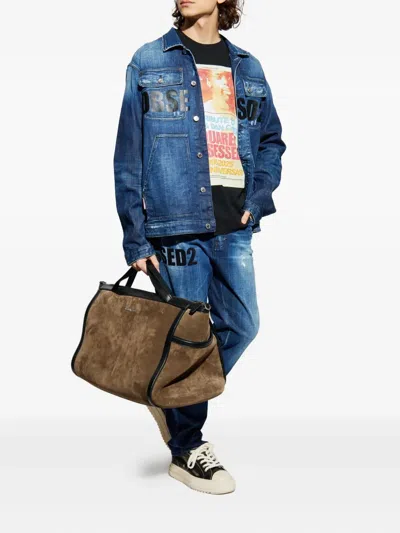 Dsquared2 Long Sleeve Denim Jacket In Multi