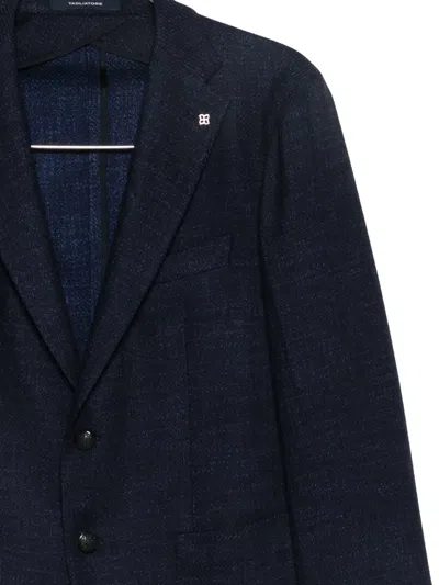 Tagliatore Single-breasted Jacket In Blue