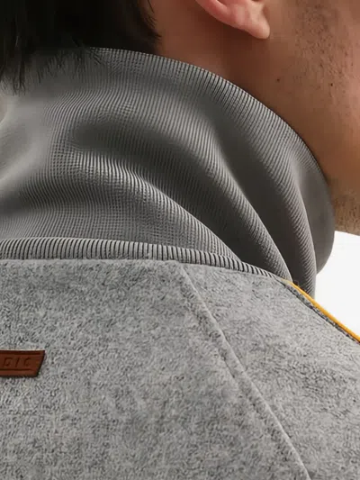 1989 Studio Side Stripe High Collar Ribbed Cuffs In Gray