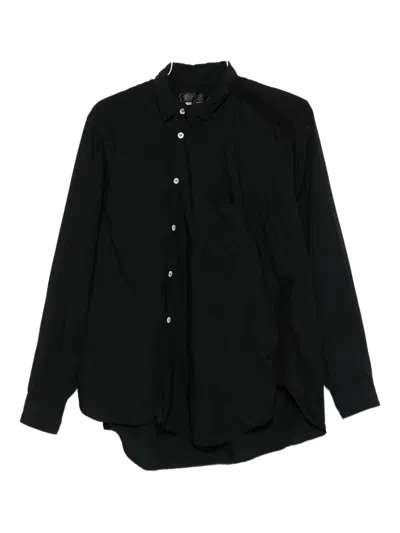 Black Comme Des Garçons Asymmetric Shirt In Black
