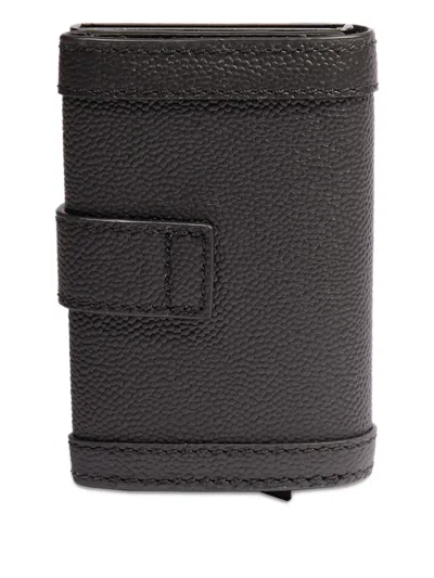 Lancel Leather Flap Wallet In Brown