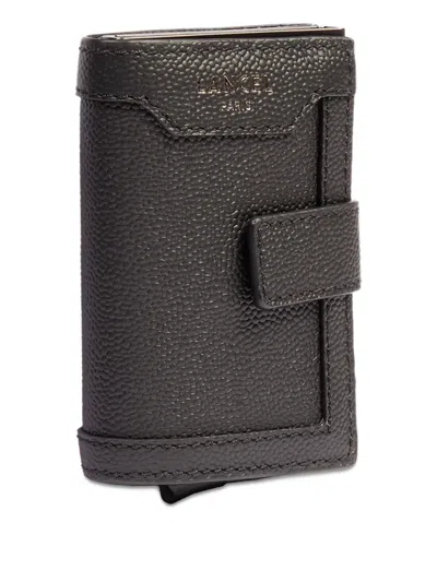 Lancel Leather Flap Wallet In Brown
