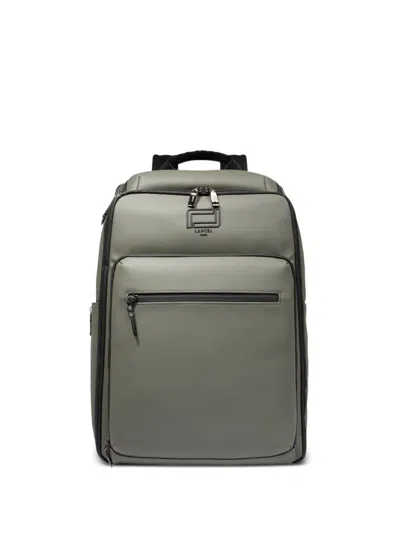 Lancel Logo-detail Backpack In Green