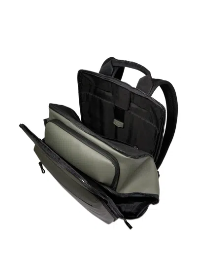 Lancel Logo-detail Backpack In Green