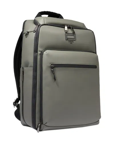 Lancel Logo-detail Backpack In Green