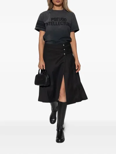Misbhv Pseudo Intellectual T-shirt In Gray