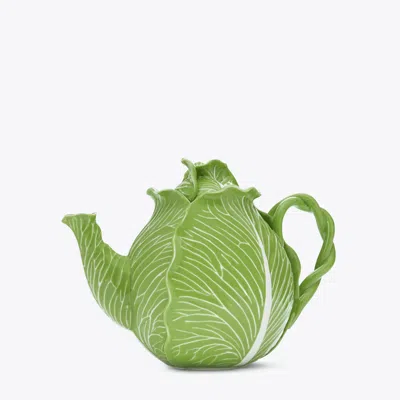 Tory Burch Lettuce Ware Teapot In Green
