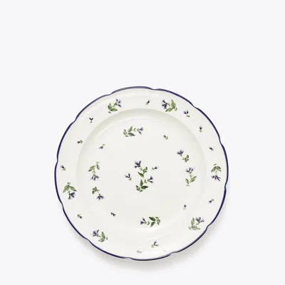 Tory Burch Jolie Fleur Salad Plate, Set Of 4 In White