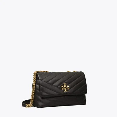 Tory Burch Small Kira Chevron Shoulder Bag In Black