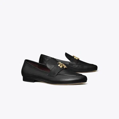 Tory Burch Eleanor Leather Loafers In Black