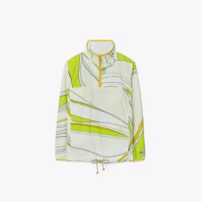 Tory Sport Tory Burch Printed Anorak In Green
