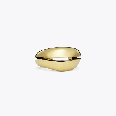 Tory Burch Wave Cuff In Gold