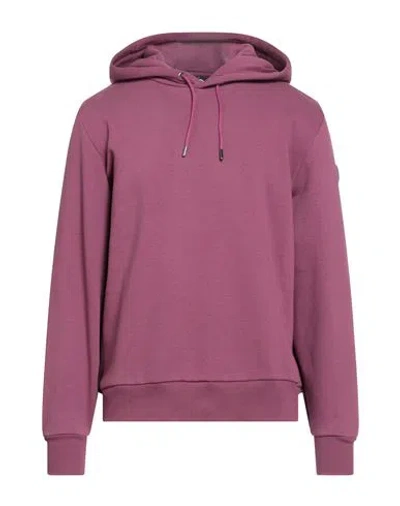 Colmar Man Sweatshirt Mauve Size L Cotton, Polyester In Purple