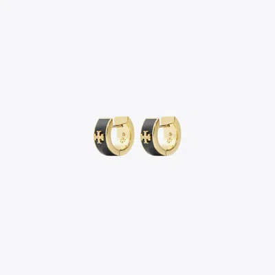 Tory Burch Kira Huggie Earrings In Gold
