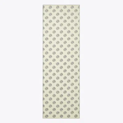 Tory Burch T Monogram Oblong Scarf In Neutral