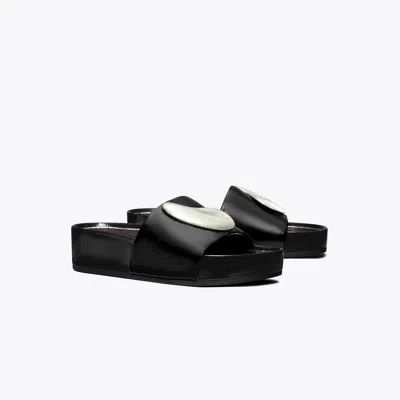Tory Burch Patos Platform Slide In Black