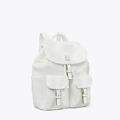 Tory Burch Bucket Bag With Structured Silhouette In White