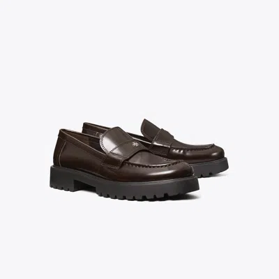 Tory Burch Classic Platform Lug Sole Loafer In Brown